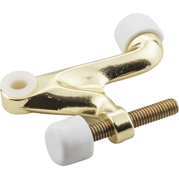 Hardware Resources Hinge Pin Door Stop - Polished Brass DS02-PB - main
